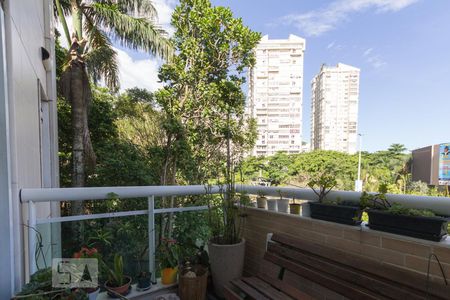 Varanda de apartamento à venda com 1 quarto, 89m² em São Conrado, Rio de Janeiro