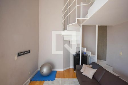 Sala de apartamento à venda com 1 quarto, 68m² em Vila Andrade, São Paulo