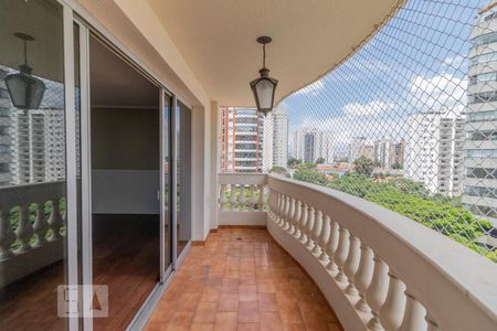 Varanda de apartamento à venda com 4 quartos, 209m² em Campo Belo, São Paulo