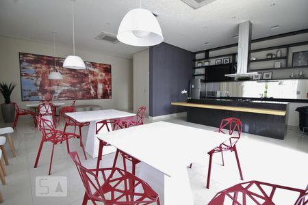 Espaço gourmet de kitnet/studio para alugar com 1 quarto, 39m² em Real Parque, São Paulo