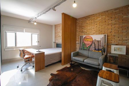 Sala de kitnet/studio para alugar com 1 quarto, 33m² em Barra Funda, São Paulo