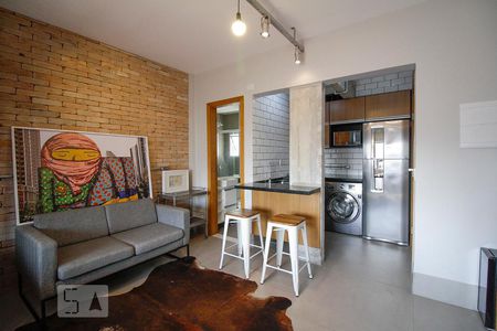 Sala de kitnet/studio para alugar com 1 quarto, 33m² em Barra Funda, São Paulo