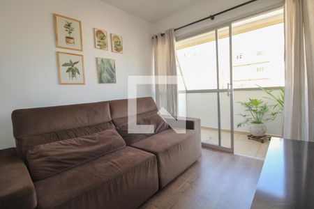 Sala de apartamento à venda com 1 quarto, 54m² em Bosque, Campinas