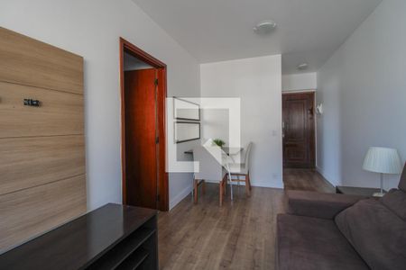 Sala de apartamento à venda com 1 quarto, 54m² em Bosque, Campinas