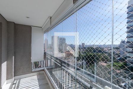 Varanda da Sala de apartamento à venda com 2 quartos, 68m² em Campo Belo, São Paulo