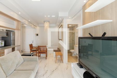 Sala de apartamento à venda com 2 quartos, 68m² em Campo Belo, São Paulo