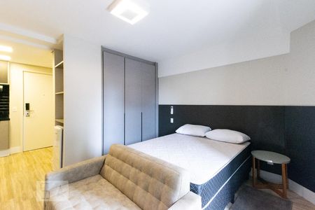 Quarto Sala de apartamento para alugar com 1 quarto, 47m² em Vila Olímpia, São Paulo