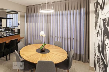 Sala de Jantar de apartamento à venda com 2 quartos, 123m² em Lourdes, Belo Horizonte