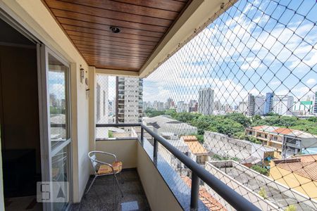 varanda da sala de apartamento para alugar com 3 quartos, 110m² em Liberdade, São Paulo