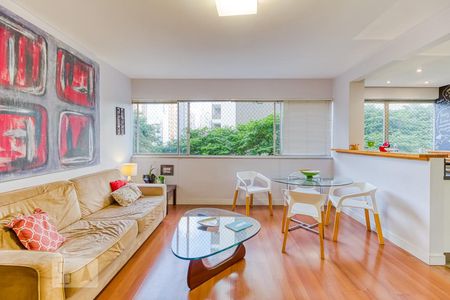 Sala de apartamento à venda com 2 quartos, 75m² em Moema, São Paulo