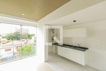 Cozinha e Área de Serviço de kitnet/studio para alugar com 1 quarto, 50m² em Camaquã, Porto Alegre