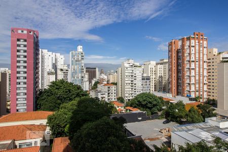 Sala vista de apartamento à venda com 2 quartos, 70m² em Pinheiros, São Paulo