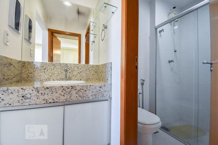 Banheiro de apartamento para alugar com 1 quarto, 40m² em Itapoã, Belo Horizonte