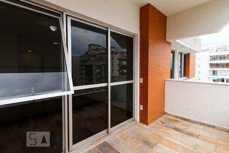 Varanda da Sala de apartamento para alugar com 4 quartos, 125m² em Barra da Tijuca, Rio de Janeiro