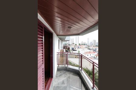 varanda suite de apartamento à venda com 3 quartos, 150m² em Vila Bertioga, São Paulo