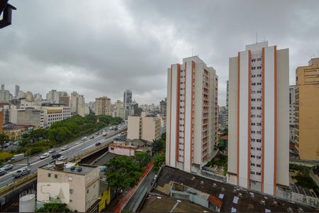 Vista Varanda de kitnet/studio para alugar com 1 quarto, 26m² em Campos Elíseos, São Paulo