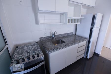 Cozinha de apartamento à venda com 2 quartos, 57m² em Barra Funda, São Paulo