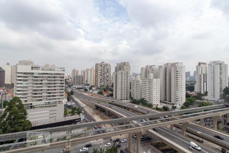 Vista- Varanda de kitnet/studio para alugar com 1 quarto, 39m² em Campo Belo, São Paulo