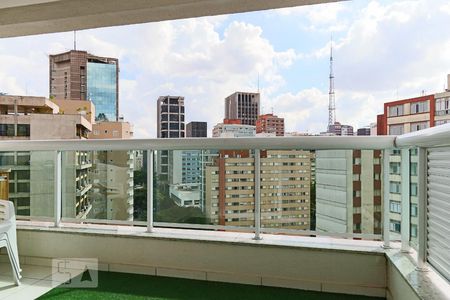Varanda de apartamento para alugar com 2 quartos, 85m² em Bela Vista, São Paulo