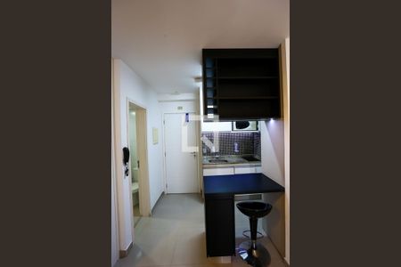 Cozinha de kitnet/studio para alugar com 1 quarto, 32m² em Vila Andrade, São Paulo