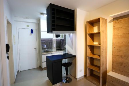 Cozinha de kitnet/studio para alugar com 1 quarto, 32m² em Vila Andrade, São Paulo