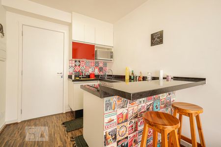 Cozinha de apartamento para alugar com 1 quarto, 32m² em Brás, São Paulo