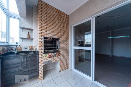 Varanda Gourmet de apartamento à venda com 3 quartos, 91m² em Santa Maria, São Caetano do Sul