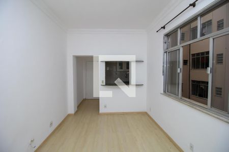 Sala de apartamento à venda com 1 quarto, 50m² em Humaitá, Rio de Janeiro