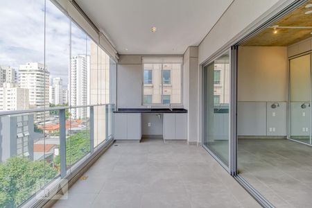 Varanda de apartamento para alugar com 1 quarto, 45m² em Moema, São Paulo