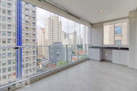 Varanda de apartamento para alugar com 1 quarto, 45m² em Moema, São Paulo