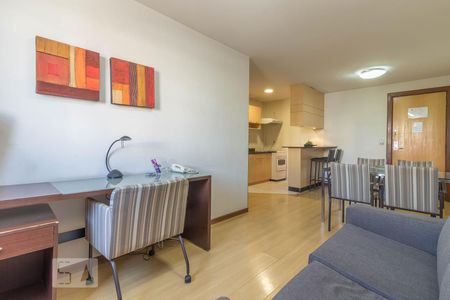 Sala de apartamento à venda com 1 quarto, 41m² em Silveira, Belo Horizonte