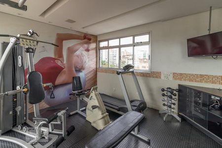 Academia  de apartamento à venda com 1 quarto, 41m² em Silveira, Belo Horizonte