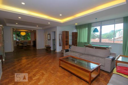 Sala de Estar de apartamento para alugar com 5 quartos, 402m² em Cosme Velho, Rio de Janeiro