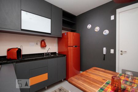 Cozinha de apartamento para alugar com 1 quarto, 38m² em Campos Elíseos, São Paulo