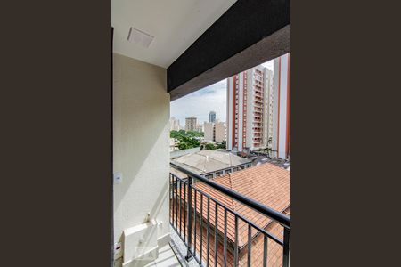 vista varanda de kitnet/studio para alugar com 1 quarto, 29m² em Campos Elíseos, São Paulo