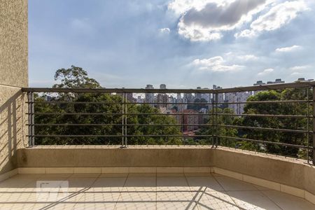 Sala (varanda) de apartamento à venda com 2 quartos, 63m² em Paraíso do Morumbi, São Paulo