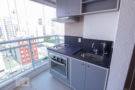 Varanda Gourmet de kitnet/studio para alugar com 1 quarto, 36m² em Barra Funda, São Paulo