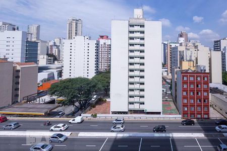 Vista Varanda Gourmet de kitnet/studio para alugar com 1 quarto, 36m² em Barra Funda, São Paulo