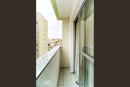 Varanda da Sala de apartamento para alugar com 2 quartos, 56m² em Vila Valparaíso, Santo André