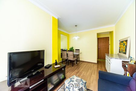 Sala de apartamento à venda com 2 quartos, 56m² em Vila Valparaíso, Santo André