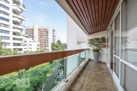 Varanda de apartamento à venda com 3 quartos, 580m² em Real Parque, São Paulo