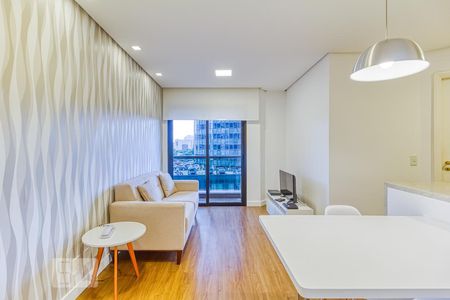 Sala de apartamento para alugar com 1 quarto, 46m² em Itaim Bibi, São Paulo