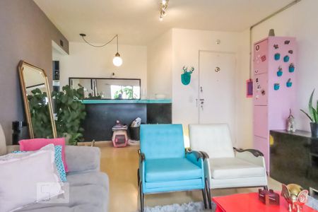 Sala de apartamento à venda com 1 quarto, 57m² em Moema, São Paulo