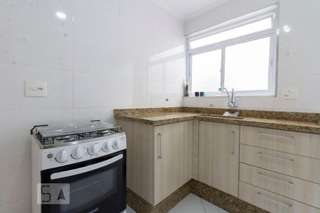 Cozinha de apartamento para alugar com 1 quarto, 50m² em Vila Ester (zona Norte), São Paulo