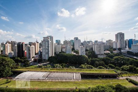 Vista da Sala de apartamento à venda com 1 quarto, 54m² em Liberdade, São Paulo