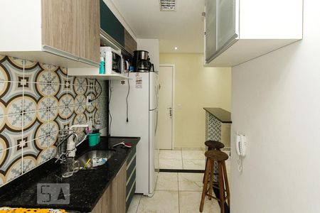 cozinha de apartamento para alugar com 1 quarto, 35m² em Quinta da Paineira, São Paulo