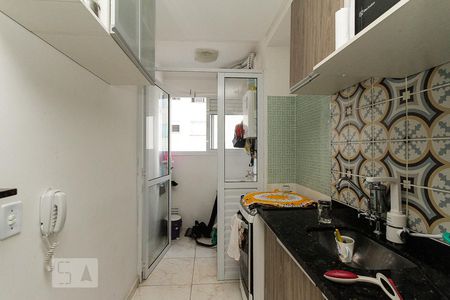 cozinha de apartamento para alugar com 1 quarto, 35m² em Quinta da Paineira, São Paulo