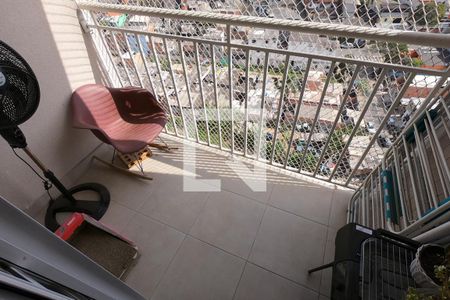 Varanda da Sala de apartamento à venda com 3 quartos, 58m² em Jardim Novo Taboão, São Paulo