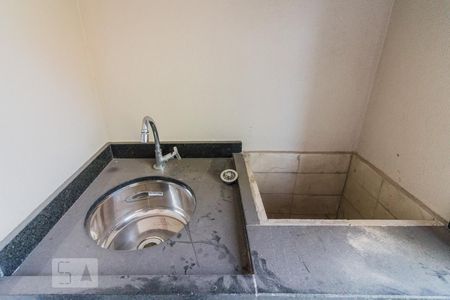 Detalhe da Varanda Gourmet  de apartamento para alugar com 1 quarto, 52m² em Rudge Ramos, São Bernardo do Campo