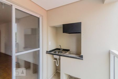 Varanda Gourmet  de apartamento para alugar com 1 quarto, 52m² em Rudge Ramos, São Bernardo do Campo